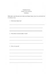 English worksheet: Dream House