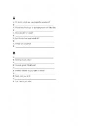 English worksheet: Invitations 