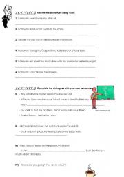 English Worksheet: wish worksheet part II