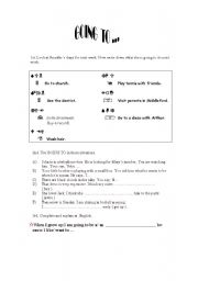 English worksheet: Going to