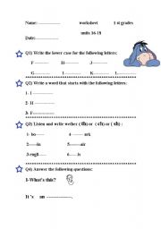 English worksheet: useful worksheet for kids