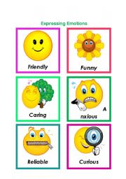 English Worksheet: Expressing emotions