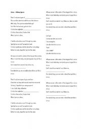 English Worksheet: Circus - Britney Spears