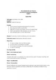 English Worksheet: lesson plan for high level students (university)