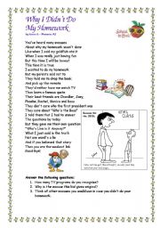 funny poems about homework