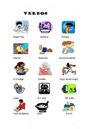 English Worksheet: LA VIDA DIARIA