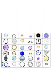 Time boardgame - present simple+frequency adverbs or past continuous 1/2