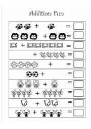 English Worksheet: Addition Worksheets