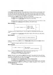 English worksheet: Grammar Wish, Used to