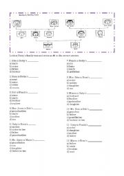 English Worksheet: Bettys family tree