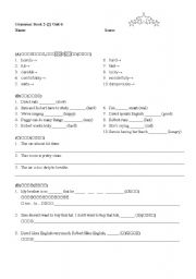 English Worksheet: Grammar Book 2-(2) Unit 6