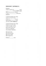 English Worksheet: Malaysia Truly Asia