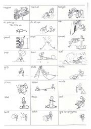 English Worksheet: English Verbs in Pictures - part18 out of 25 - 