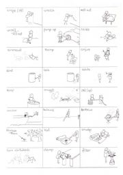 English Worksheet: English Verbs in Pictures - part 20 out of 25 - 