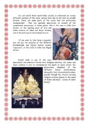 English Worksheet: EASTER IN SPAIN (Part 2)