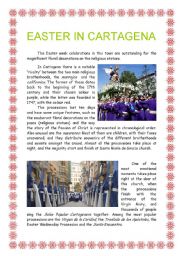 English Worksheet: EASTER IN SPAIN (Part 1)