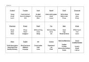 English Worksheet: Taboo Cards - At Shool