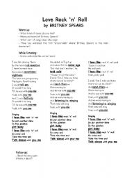 English worksheet: Enjoyable song to sing and dance