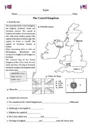 English Worksheet: The united kingdom