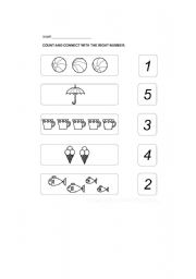 English Worksheet: numbers