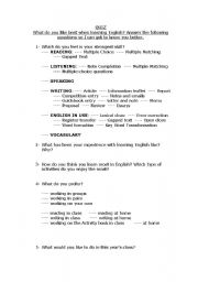 English Worksheet: Advanced level quiz: