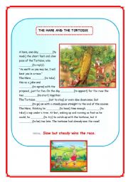 English Worksheet: PAST SIMPLE - AESOPS FABLES -PART2