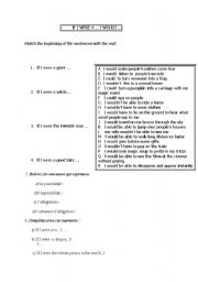 English worksheet: hypothses