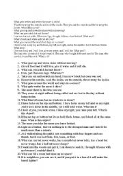 English Worksheet: Funny riddles for students