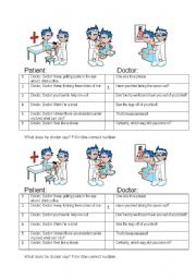 English Worksheet: Doctor, Doctor ...