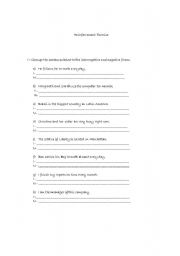 English Worksheet: Simple Present