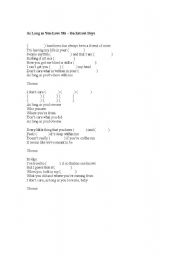 English Worksheet: Backstreet Boys: As Long as You Love Me - fill in the blank lyrics