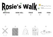 English worksheet: Rosies Walk