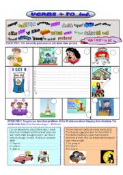 English Worksheet: To infinitive practice