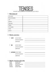 English worksheet: Tenses