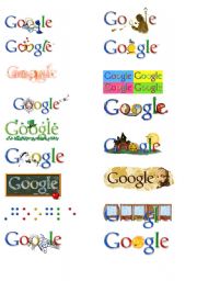 English Worksheet: google doodle