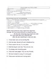 English worksheet: Present Perfect Tense Review