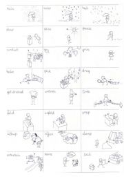 English Worksheet: English Verbs in Pictures - part 21 out of 25 - 