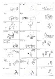 English Worksheet: English Verbs in Pictures - part 22 out of 25 - 