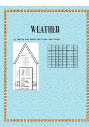 English worksheet: WEATHER