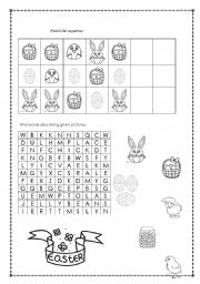 English worksheet: easter