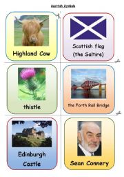 English Worksheet: Scottish Symbols Part 2