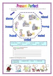 English Worksheet: Present Perfect (08.04.09)