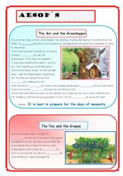 PAST SIMPLE - AESOP`S FABLES- Part 1