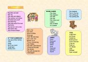 English worksheet: childrens games