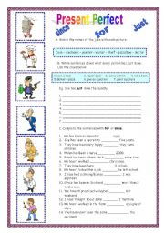 English Worksheet: Present Perfect (08.04.09)