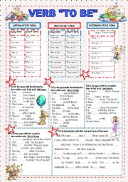 English Worksheet: VERB 