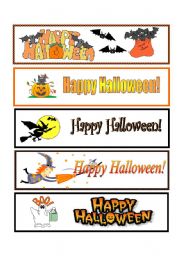 Halloween Bookmarks