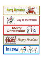 Christmas Bookmarks