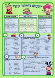 English Worksheet: VERB 