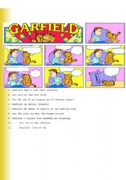 RECREATING A GARFIELD COMIC